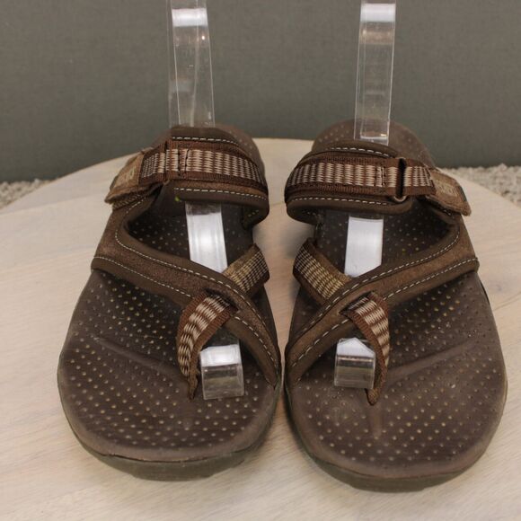 Skechers Sport Sandals Adjustable Outdoor Mens 8 Brown Shoes - Picture 3 of 10